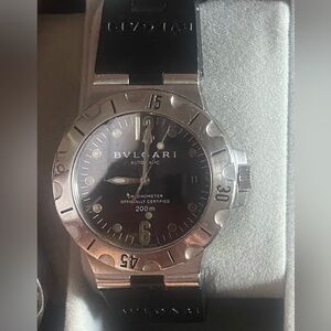 Vintage Bvlgari  Authentic Real diving Bulgari men’s scuba watch,unisex watch.